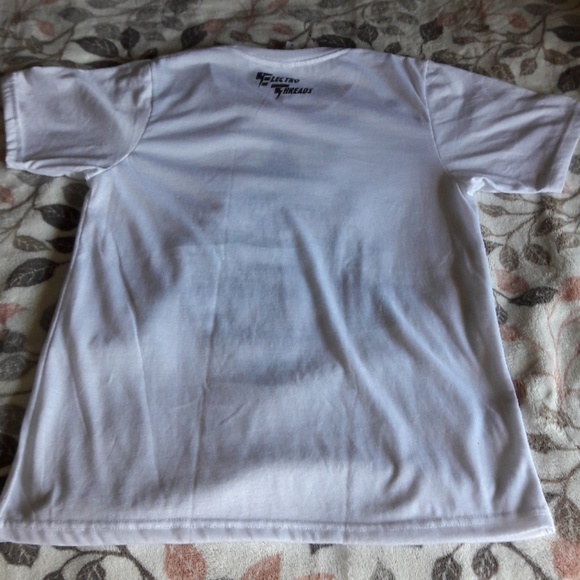 NEW White Psychedelic Skull Butterfly T Shirt - Picture 4 of 4